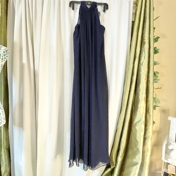 JBS Navy Evening Dress Halter Jumper - Picture 1 of 15